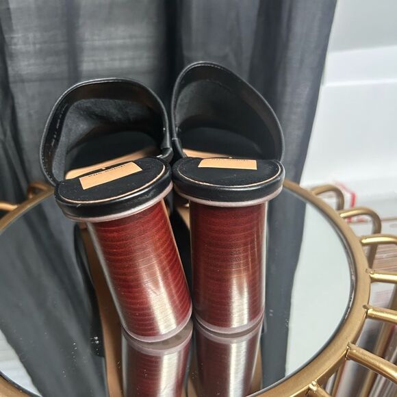 Dolce Vita ALYSSA SANDALS BLACK LEATHER - Picture 6 of 6